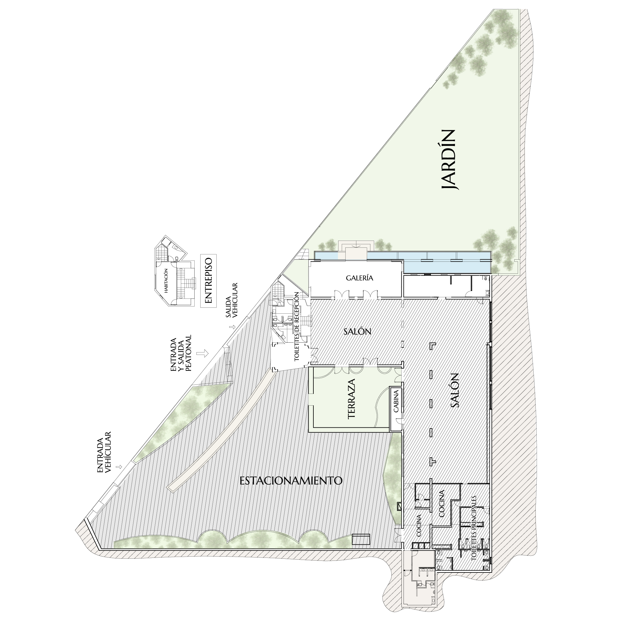 Plano de los espacios Bellinzona