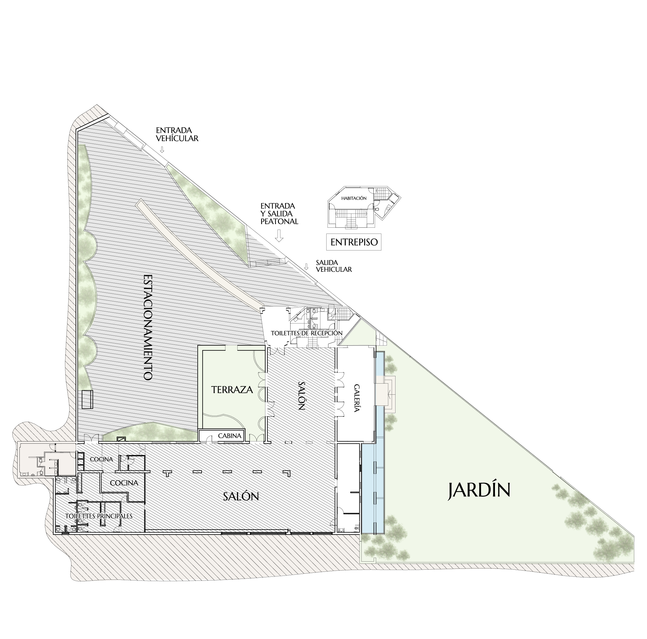 Plano de los espacios Bellinzona